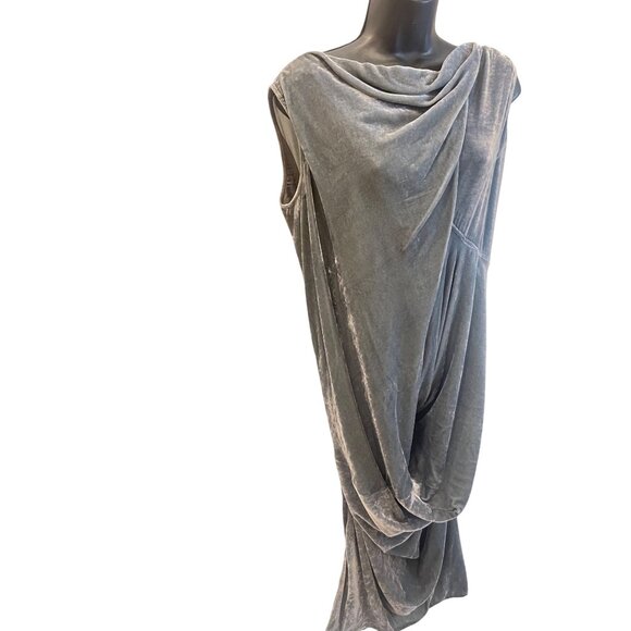 Rick Owen’s Italian dress size 8  drapey  Goth glamour high fashion - Picture 13 of 16